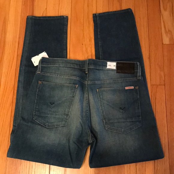 NWT Hudson Blake Slim Straight Denim, 34/32 - Picture 3 of 8